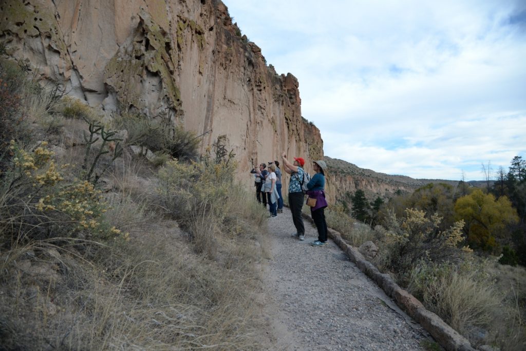 members on nature walk
