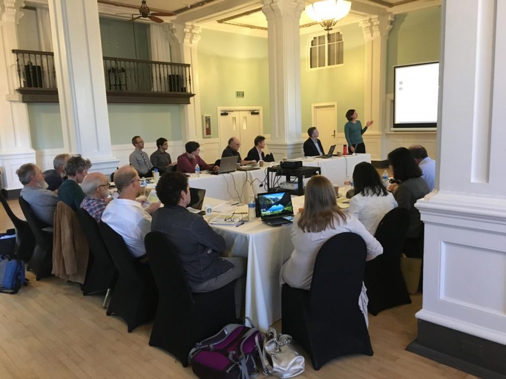 members listening to presentation