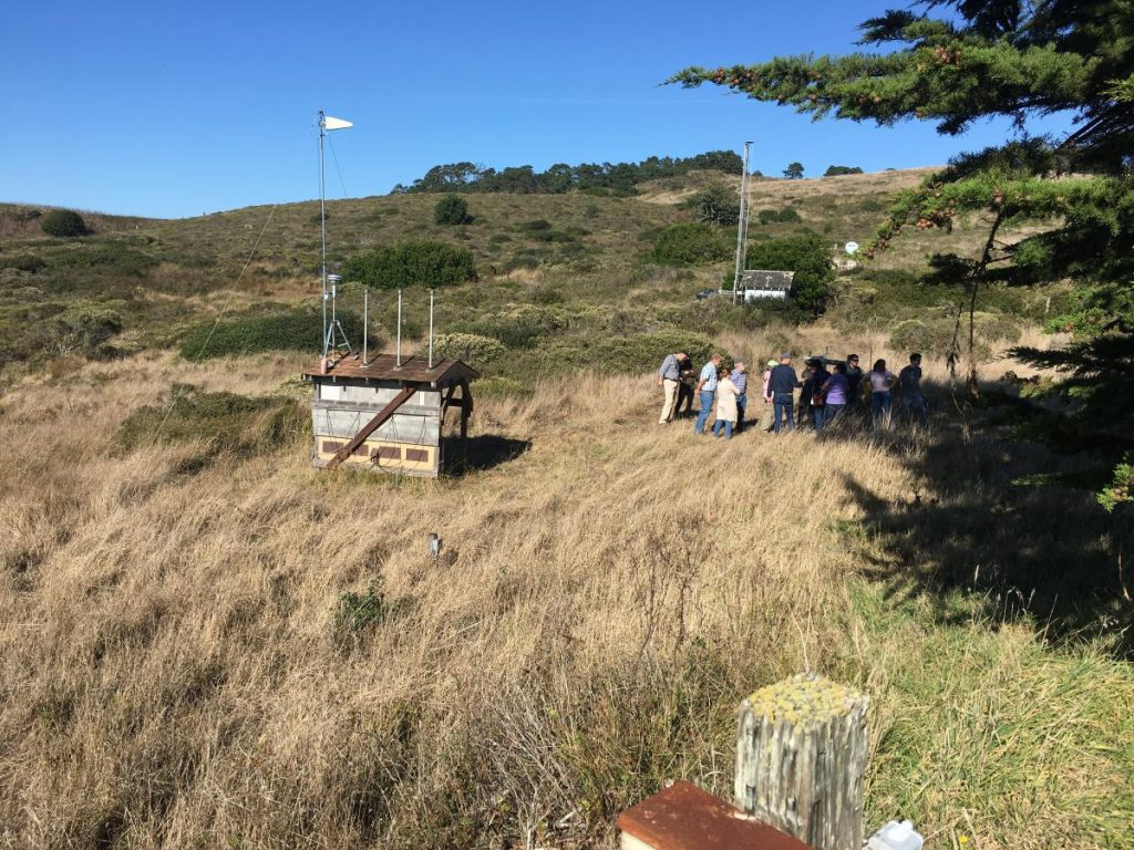 weather equipment in field
