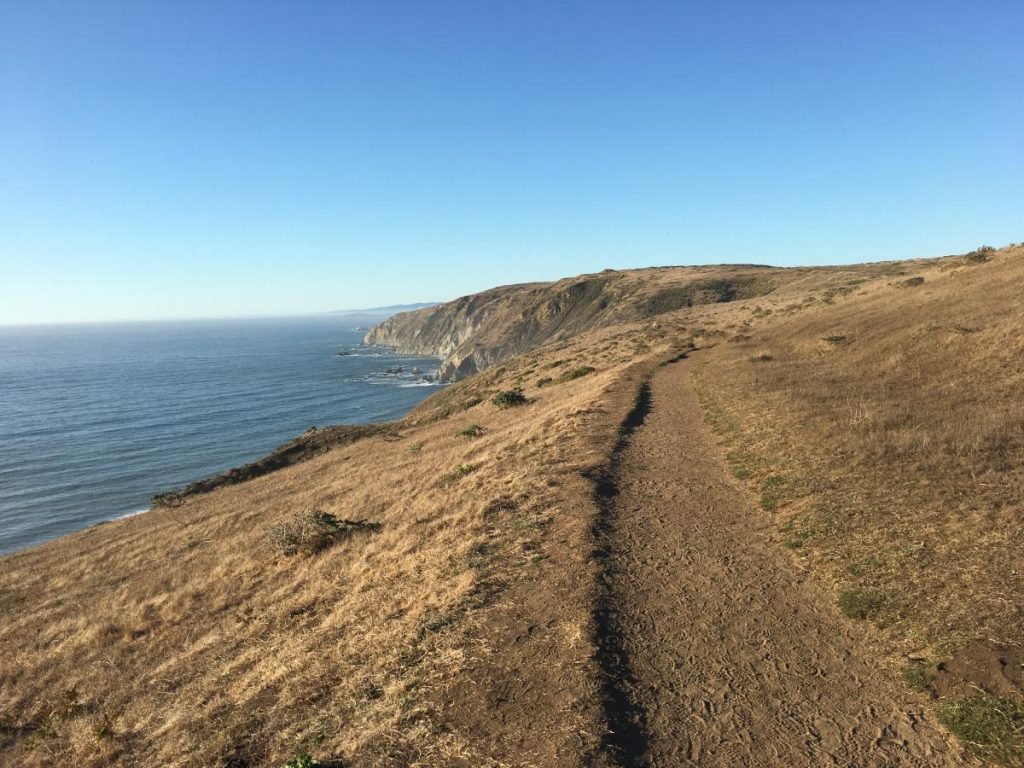 nature trail over looking ocean